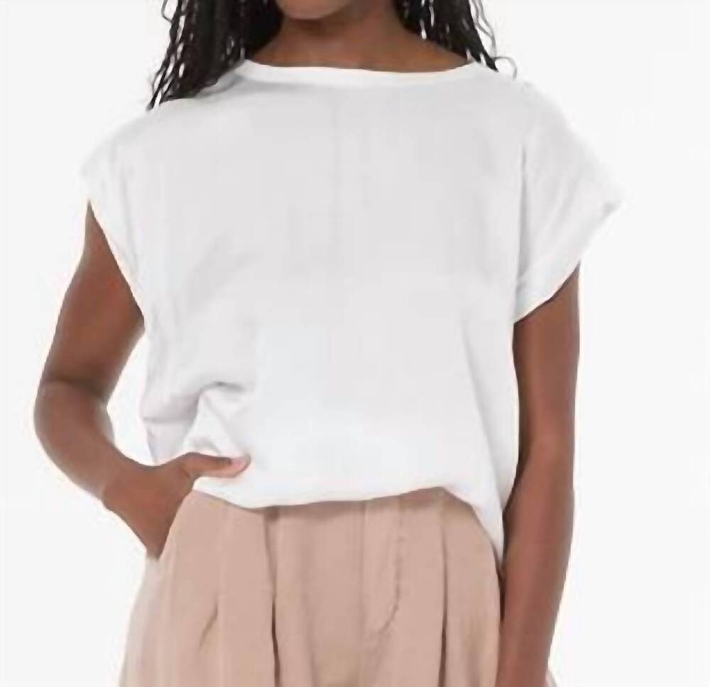 NEW YOUNG FABULOUS & BROKE kia muscle tee in bone